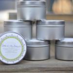 Cool Water Type Soy Candle 8oz Travel Tin,..